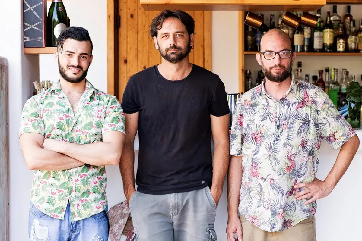 I tre ideatori del tour Scatta il tour de
